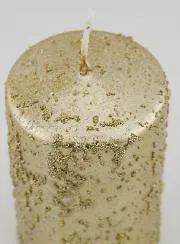 Glitter Tabletop Candle – Champagne