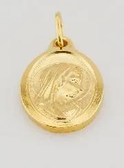 Medal of the Virgin Mary in Profile – 25mm
