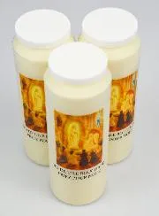 Set 3 Sanctuary Candles to Our Lady of Île Bouchard
