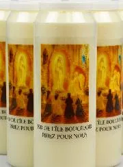 Set 10 Sanctuary Candles to Our Lady of Île Bouchard