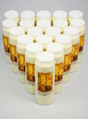 Set 20 Sanctuary Candles to Our Lady of Île Bouchard