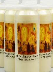 Set 20 Sanctuary Candles to Our Lady of Île Bouchard