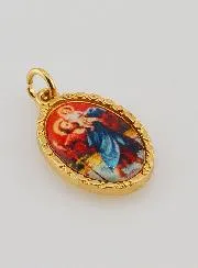 Twisted-Edge Medal 25mm – Saint Christopher