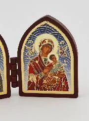 Small Diptych Icon – Jesus Christ and Mary