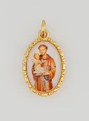Twisted-Edge Medal 25mm– Saint Anthony