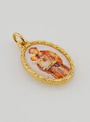 Twisted-Edge Medal 25mm– Saint Anthony