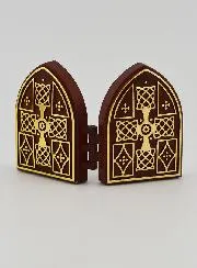Mini Diptych Icon – Jesus and Miraculous Virgin Mary