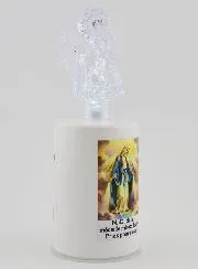 LED Church Candle: Our Lady of Miracles – 60 days