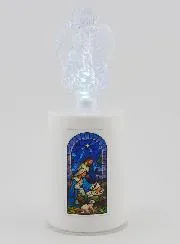 LED Church Candle Nativity – 60 days