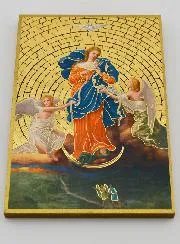 Icon Frame Mary Untier of Knots – 15 cm