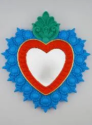 Colourful Ex Voto Wall Mirror – 24cm