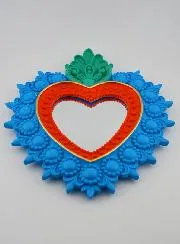 Colourful Ex Voto Wall Mirror – 24cm