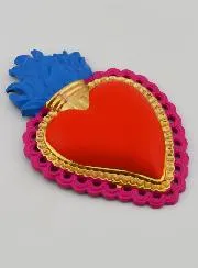 Colourful Ex Voto Wall Decoration - 11cm