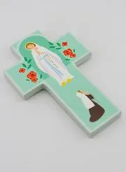 Wooden Children’s Cross – Our Lady of Lourdes