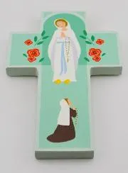 Wooden Cross – Our Lady of Lourdes