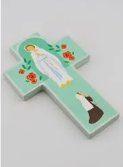 Wooden Cross – Our Lady of Lourdes