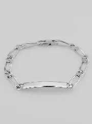 Christening Bracelet Rhodium-plated Silver – 18cm
