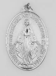 Silvery Miraculous Medal – 22mm