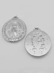 Silvery Miraculous Medal – 22mm