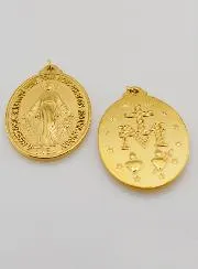 Golden Miraculous Medal – 33mm