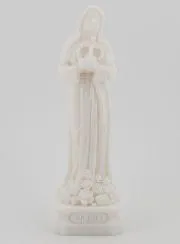 Alabaster Statue of Saint Rita – 12cm