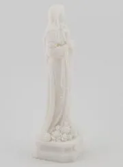 Alabaster Statue of Saint Rita – 12cm