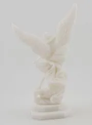 Alabaster Statue of Saint Michael – 12cm