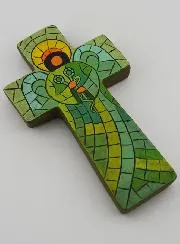 Ceramic Cross Healing Angel – 15cm
