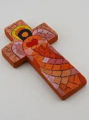 Ceramic Cross Angel of Love – 15cm
