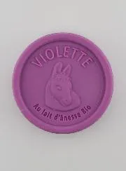Soap with Organic Donkey Milk and Violets - 100g