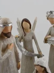 Complete Christmas Nativity Scene with 11 Figures
