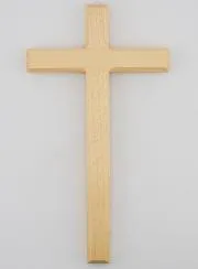 Crucifix made from Natural Lime Wood – 22cm