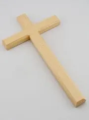 Crucifix made from Natural Lime Wood – 22cm