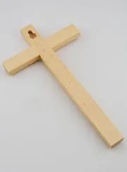 Crucifix made from Natural Lime Wood – 22cm