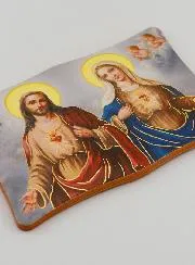 Icon of the Sacred Hearts of Jesus and Mary