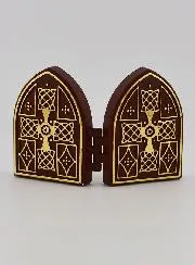 Small Diptych Icon – Sacred Hearts of Jesus and Mary