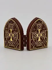 Mini Diptych Icon – Christ Pantocrator and the Holy Family