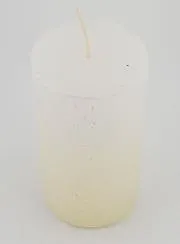 Modern Tabletop Candle – Pearlescent White