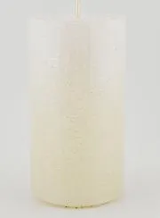Modern Christmas Candle – Pearlescent White