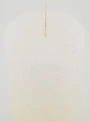 Modern Christmas Candle – Pearlescent White