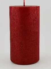 Modern Christmas Candle – Carmine Red