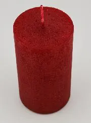Modern Christmas Candle – Carmine Red