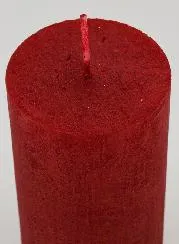 Modern Christmas Candle – Carmine Red