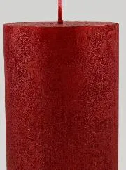 Modern Christmas Candle – Carmine Red