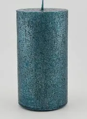 Modern Christmas Candle – Blue-Green
