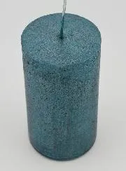 Modern Christmas Candle – Blue-Green