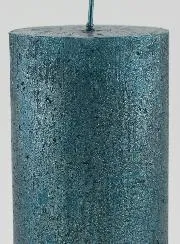 Modern Christmas Candle – Blue-Green
