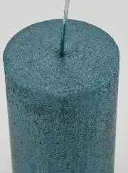 Modern Christmas Candle – Blue-Green