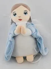 Cuddly Toy Virgin Mary with Lullaby
