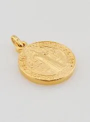 Gold-Plated St Benedict’s Medal – 18mm